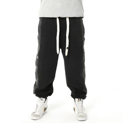 Oversized jogger pants with gray side line