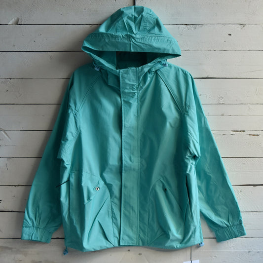 Rain jacket in turquoise