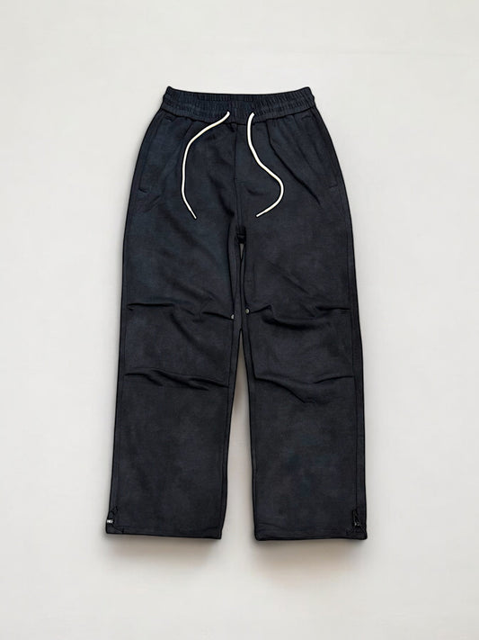 Wahsed parachute sweatpants