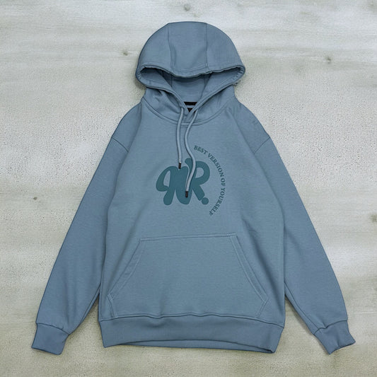 Regular fit hoodie with foam printed