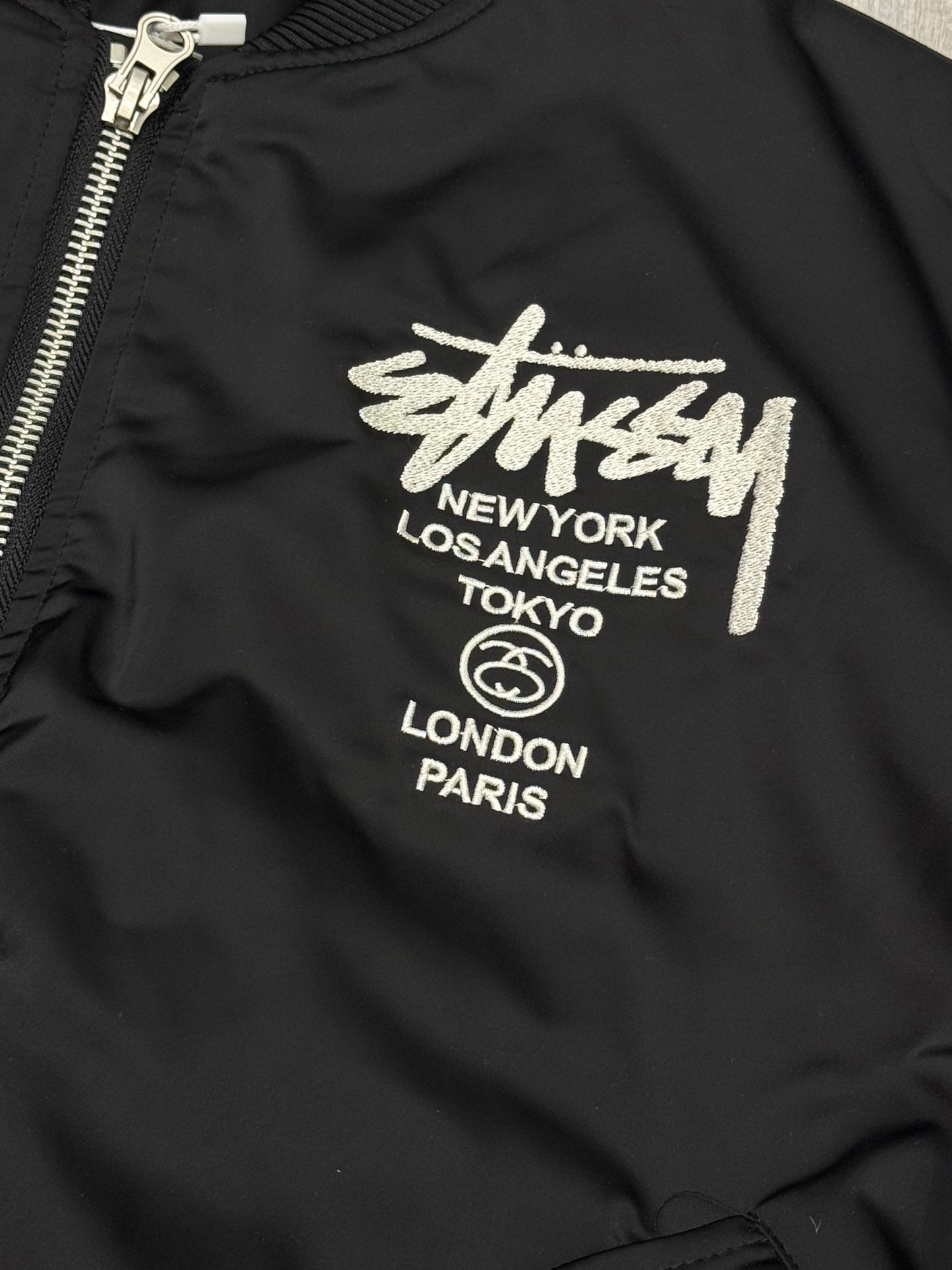 Bomber jacket with back signature